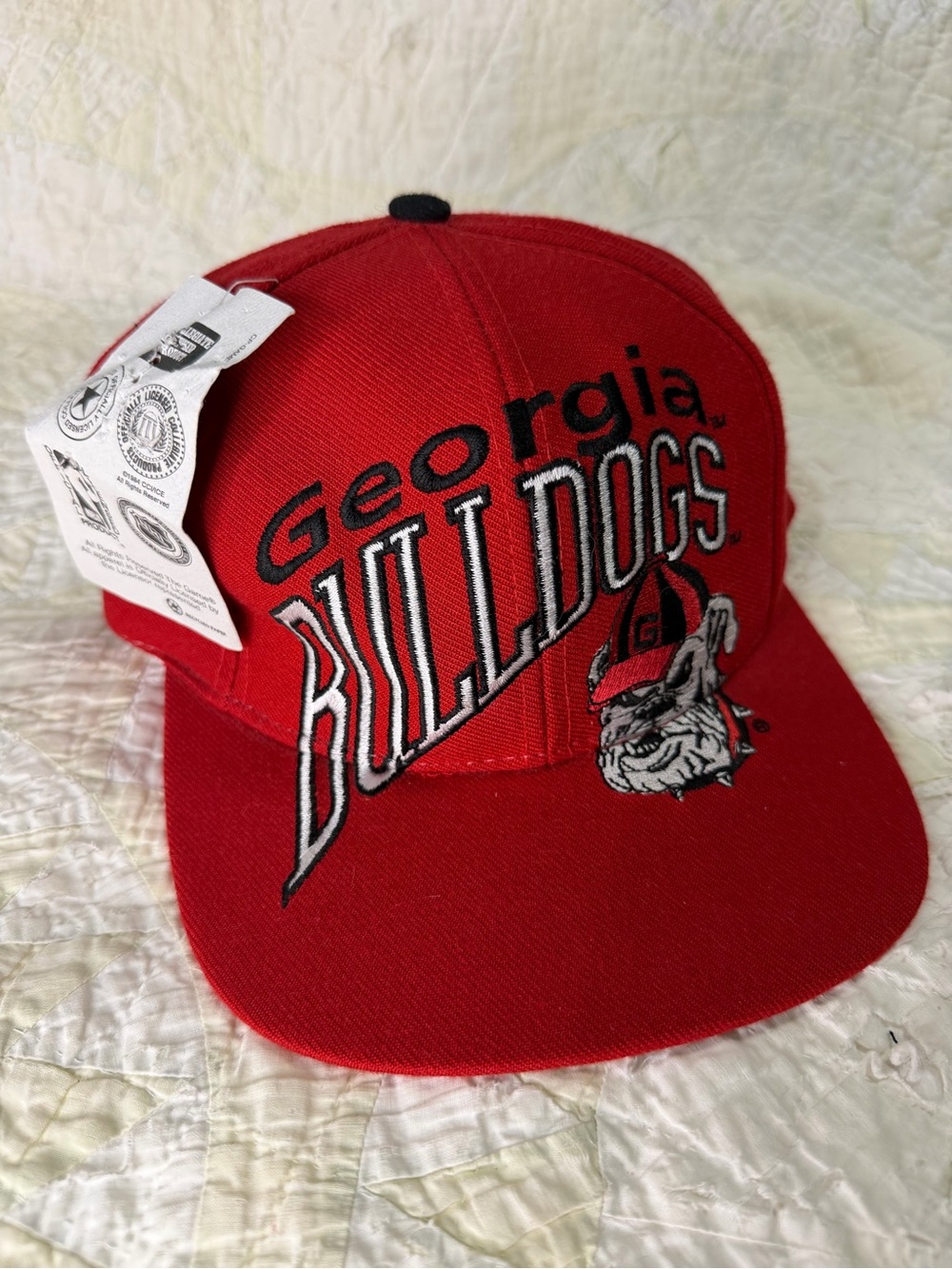 🚫SOLD🚫NWT VTG 80s The Game Georgia Bulldogs Embroidered Logo Snapback